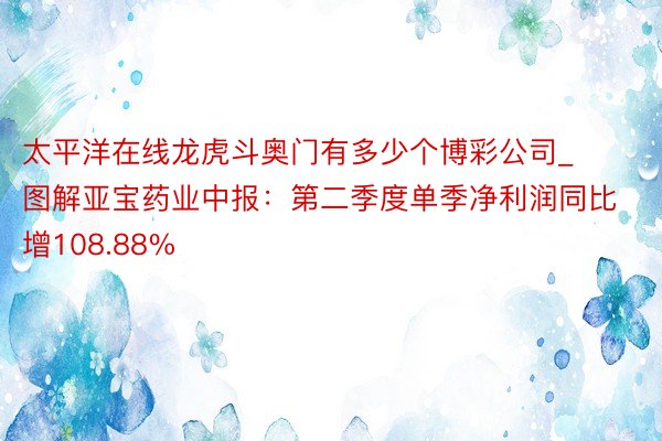 太平洋在线龙虎斗奥门有多少个博彩公司_图解亚宝药业中报：第二季度单季净利润同比增108.88%